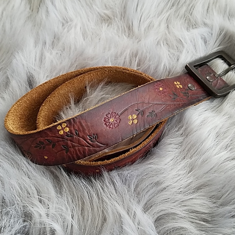 Floral Print Belt